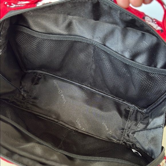 Vera Bradley Playful Penguin Red Cosmetic Case - Picture 12 of 16